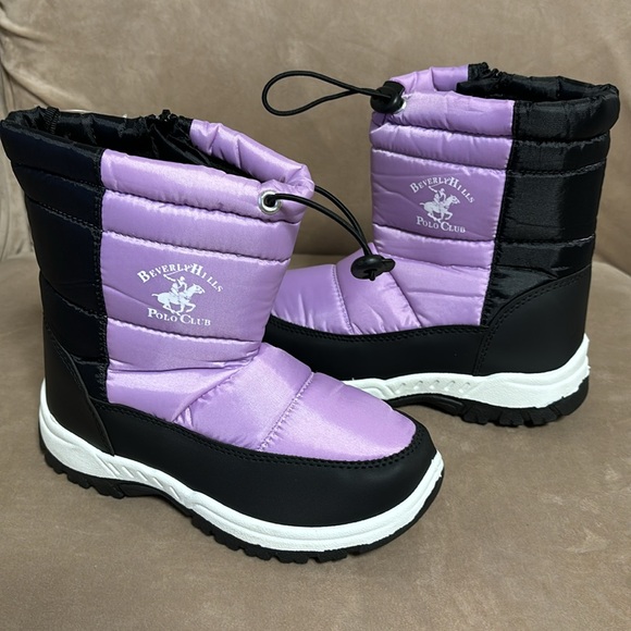 Girls Slip-Resistant & Insulated Snow boot-Size one - Picture 3 of 13